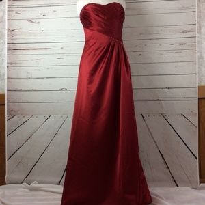Davids Bridal Bridesmaid Dress Floor Length